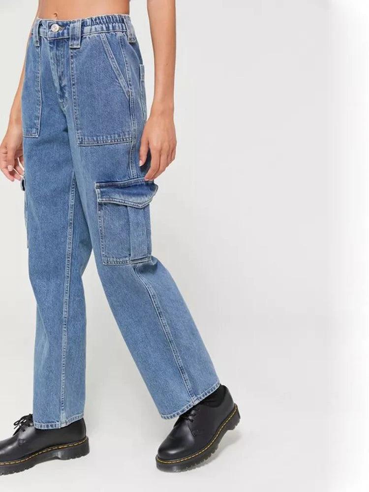 Cargo jeans pants