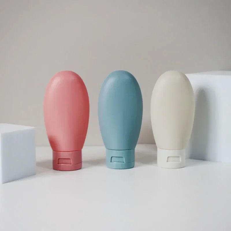 Coffret de 4 Bouteilles Rechargeables en Silicone