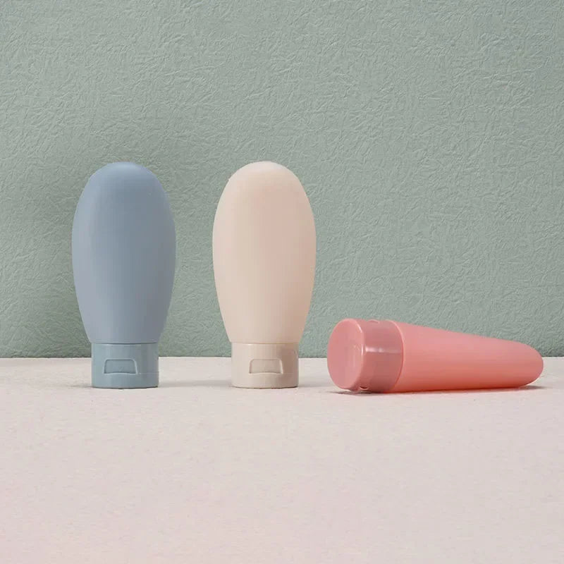 Coffret de 4 Bouteilles Rechargeables en Silicone