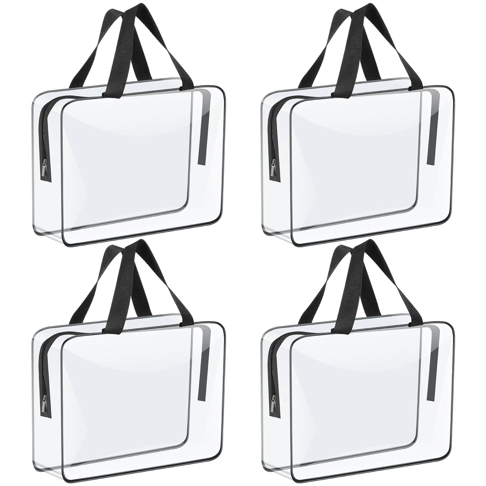 Lot de 6 Trousse Transparente