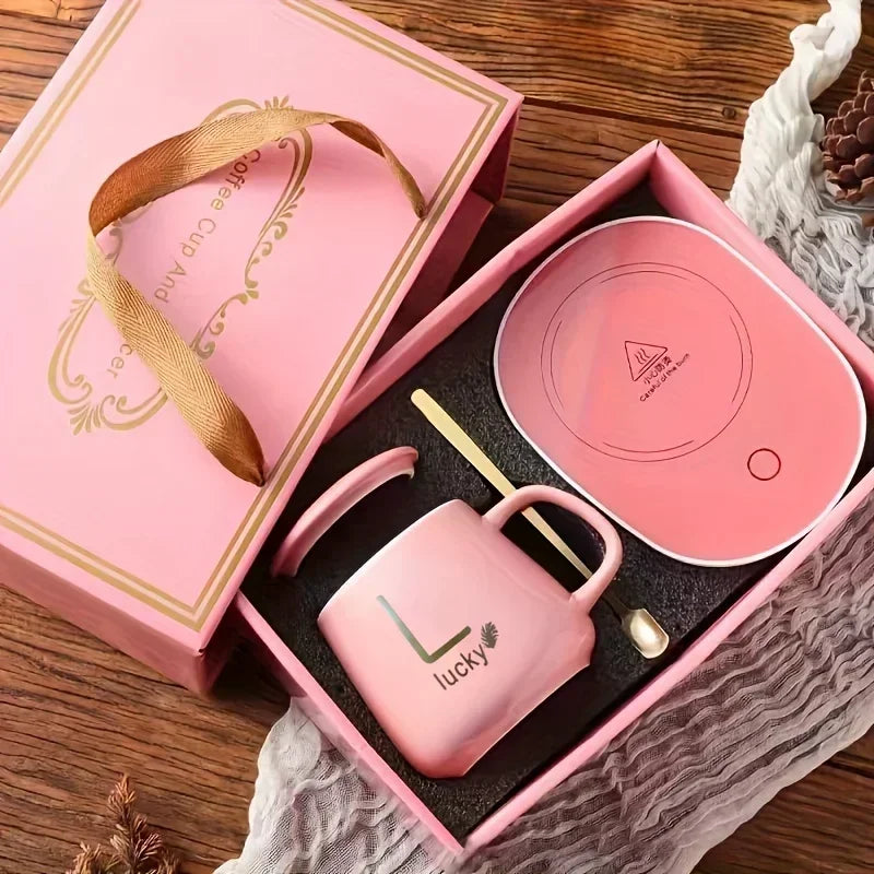 Coffret Cadeau Tasse Chauffante 55° avec Thermostat