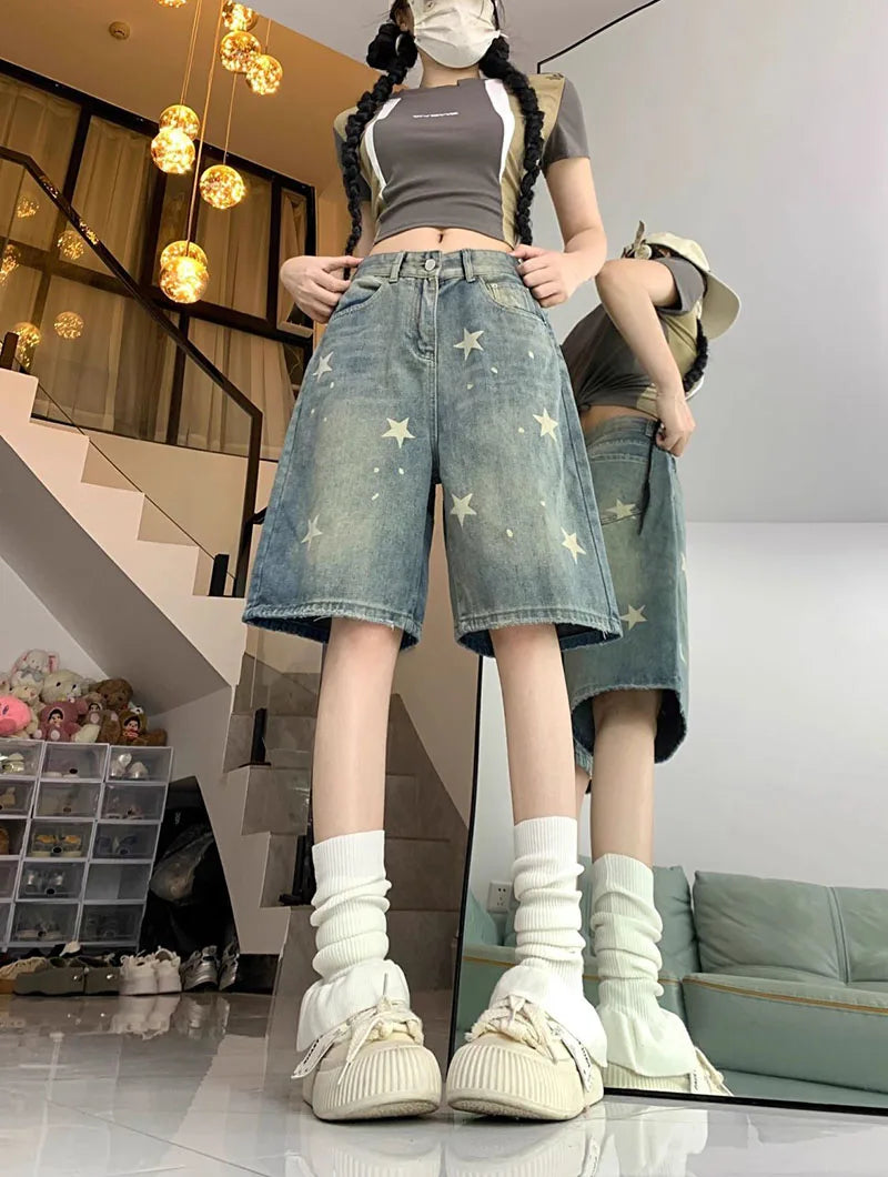 Short en Jean Vintage Femme