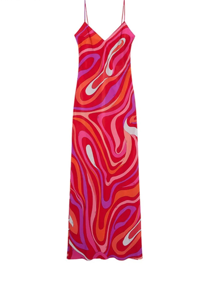 Robe Longue Femme Imprimée