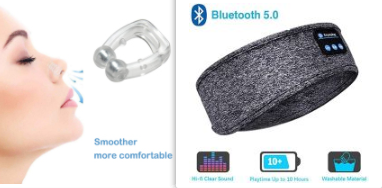 Casque de sommeil musical Bluetooth- bandeau confortable