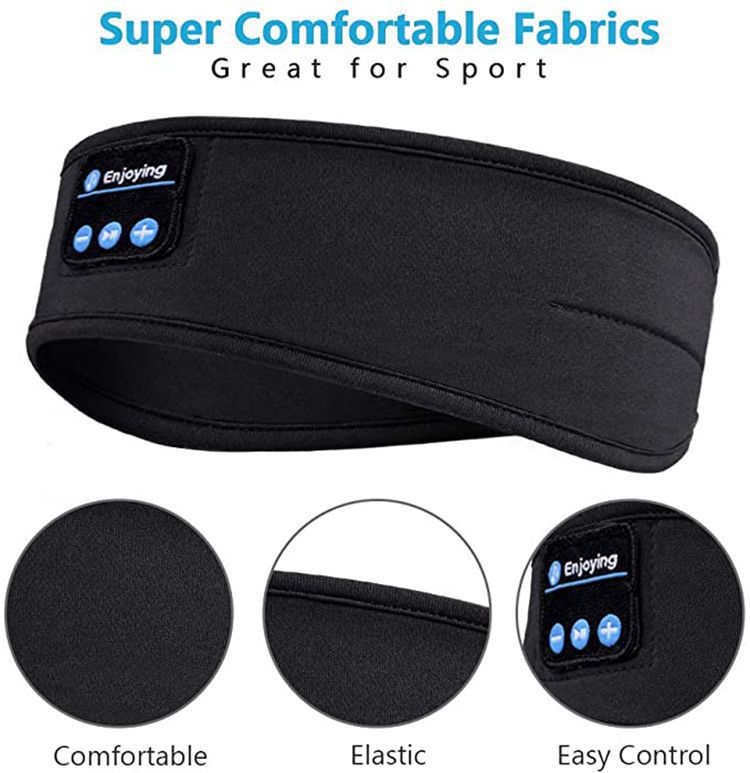 Casque de sommeil musical Bluetooth- bandeau confortable