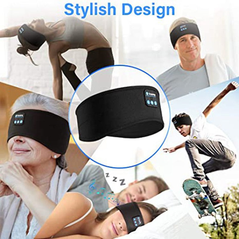 Casque de sommeil musical Bluetooth- bandeau confortable