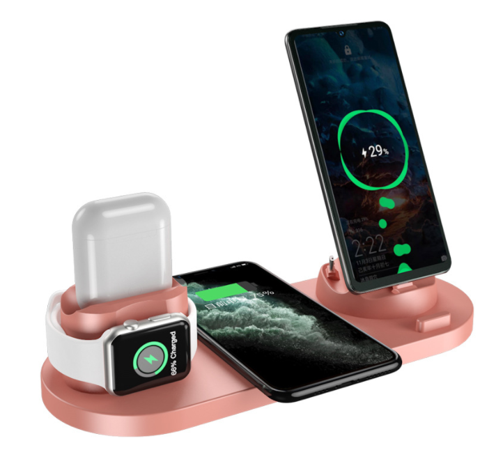 6 plug in 1 wireless charger