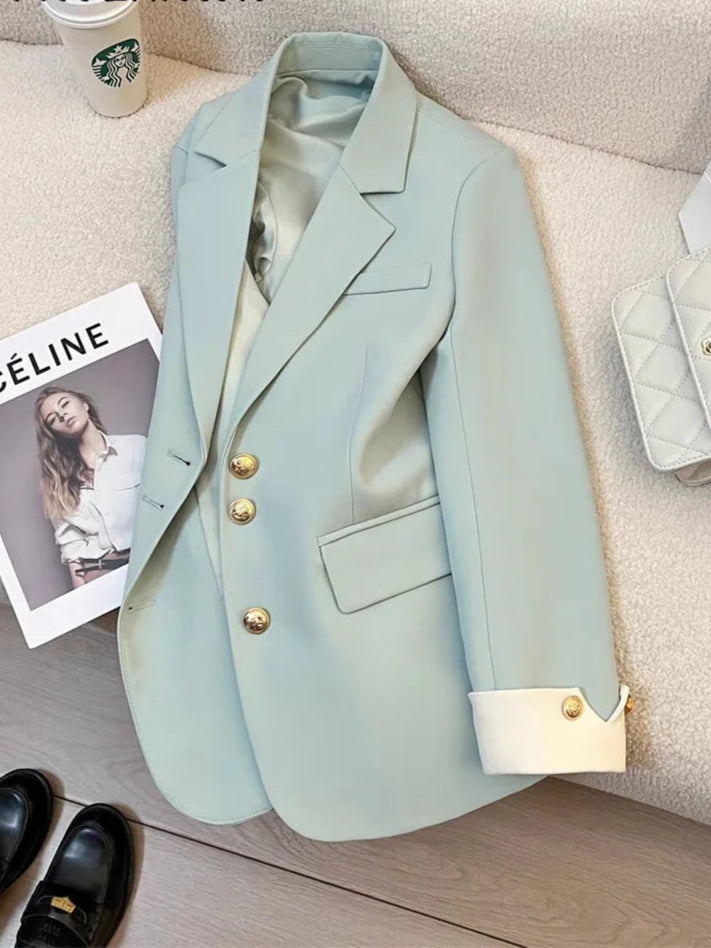 Blazer Femme Manches Longues