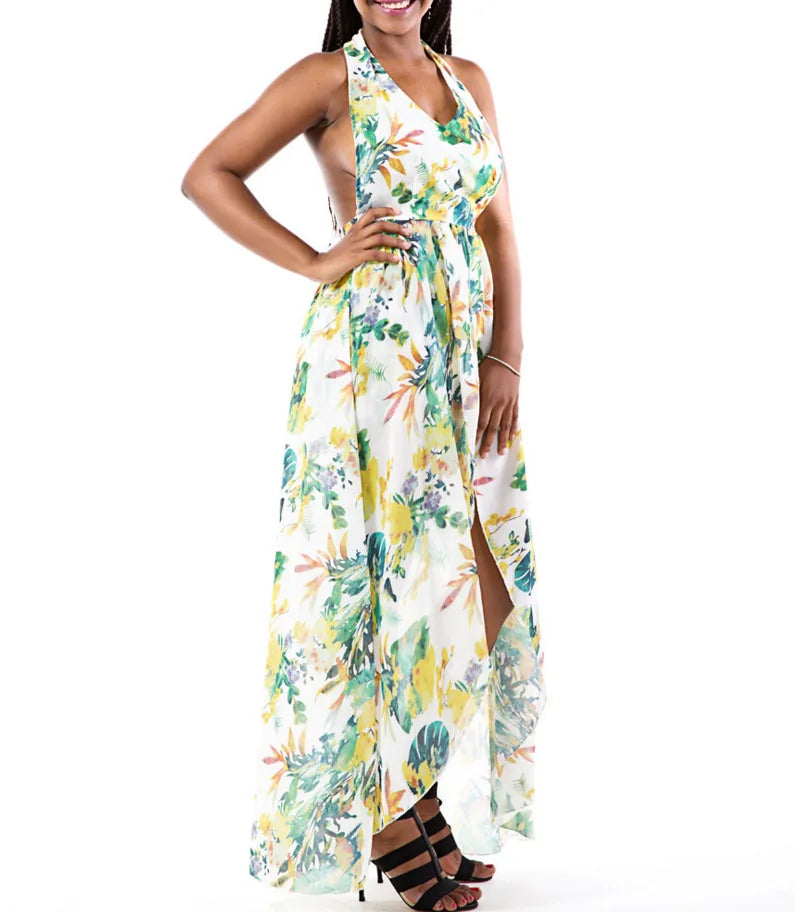 Robe d'Été Bohème: Élégance Florale pour vos Vacances