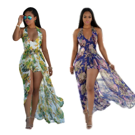 Robe d'Été Bohème: Élégance Florale pour vos Vacances