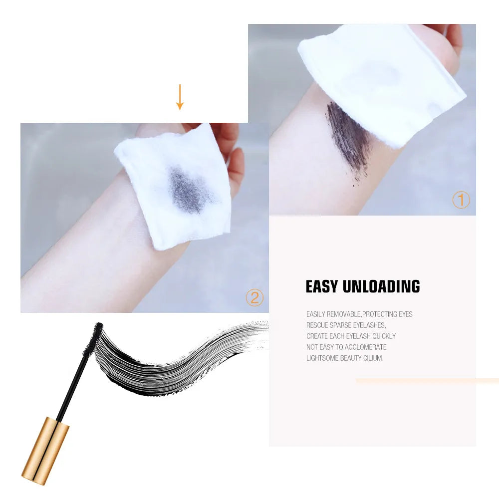 Long-lasting 3D eyelash lengthening mascara