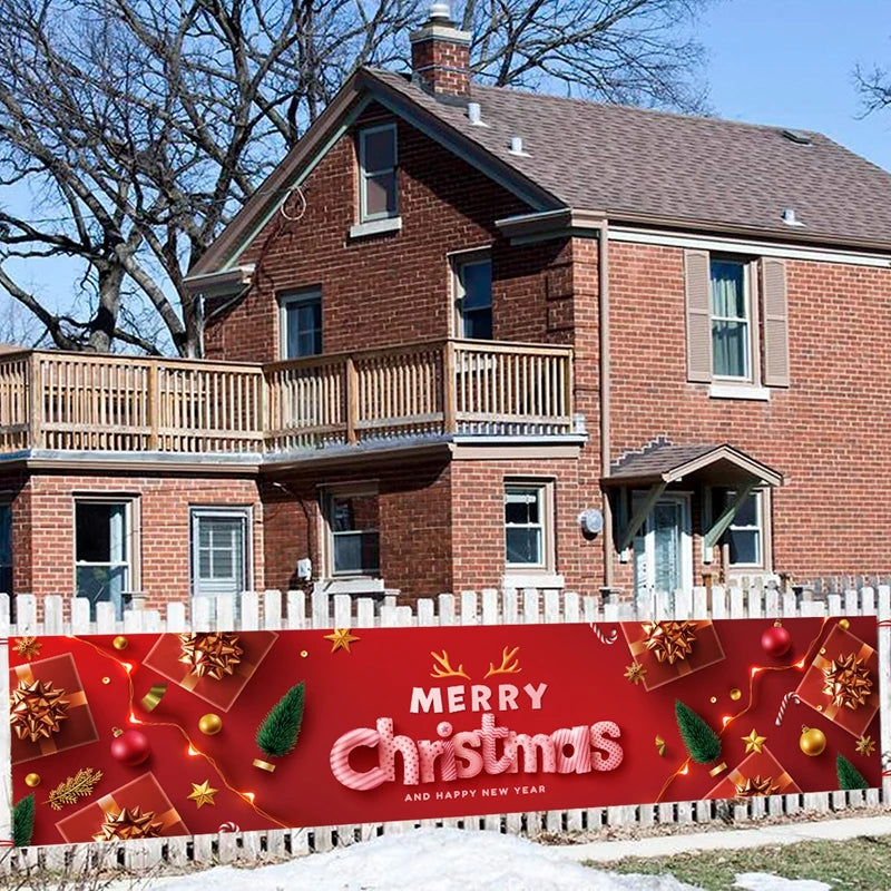 Bannière Extérieure de Noël "Joyeux Noël"