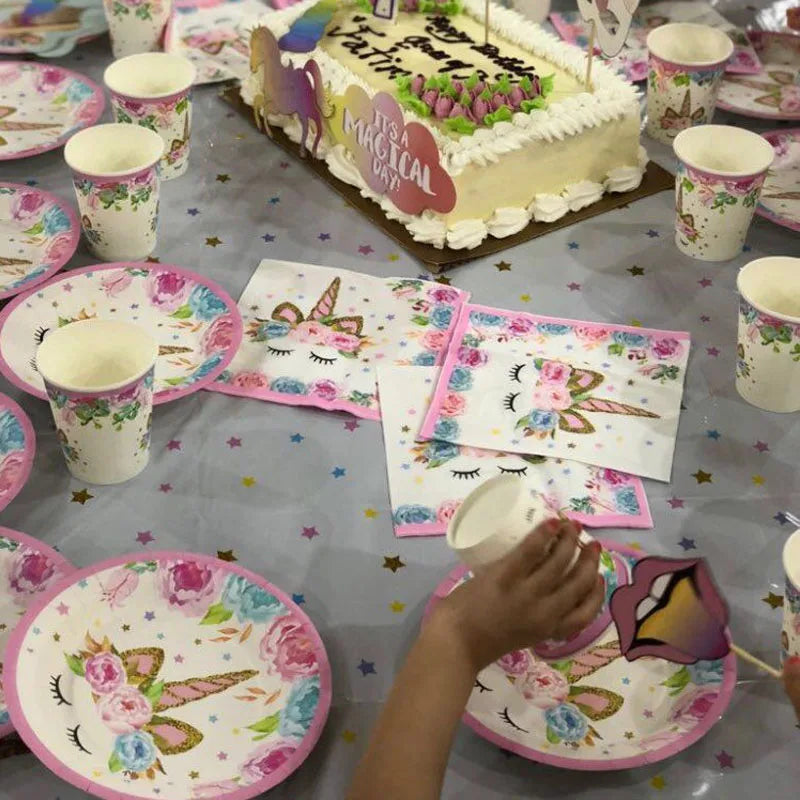 Ensemble de Décoration de Fête Licorne