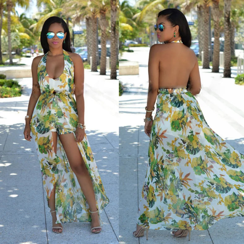 Robe d'Été Bohème: Élégance Florale pour vos Vacances