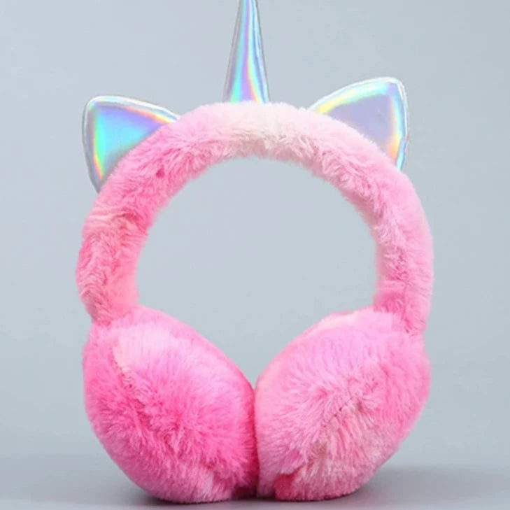 Cache-Oreilles en Forme de Licorne pour Enfants