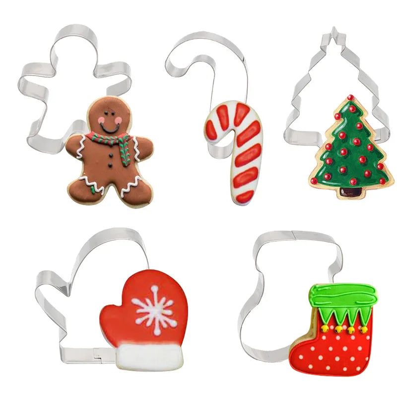 Set de 5 Emporte-Pièces de Noël