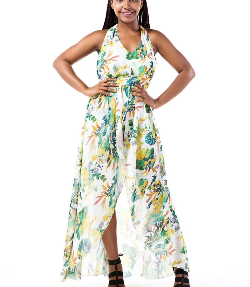 Robe d'Été Bohème: Élégance Florale pour vos Vacances