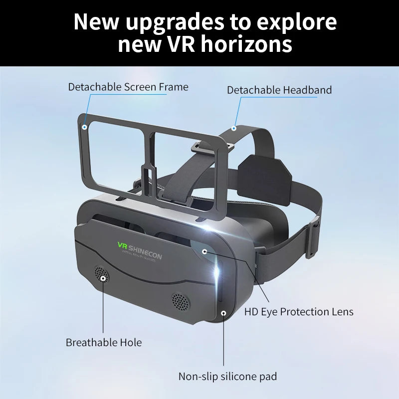 Smart virtual reality glasses for smartphones