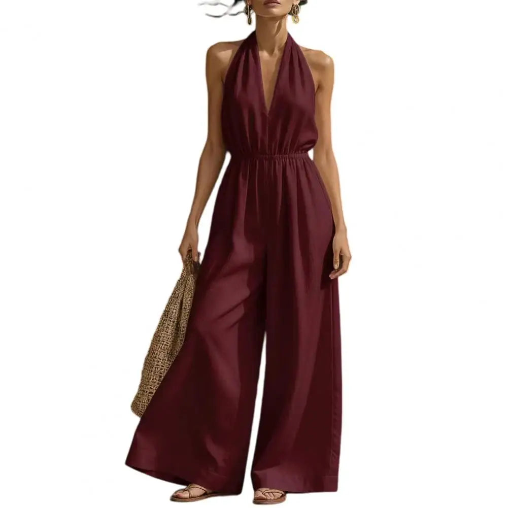 Combinaison Femme Été Casual Sans Manches
