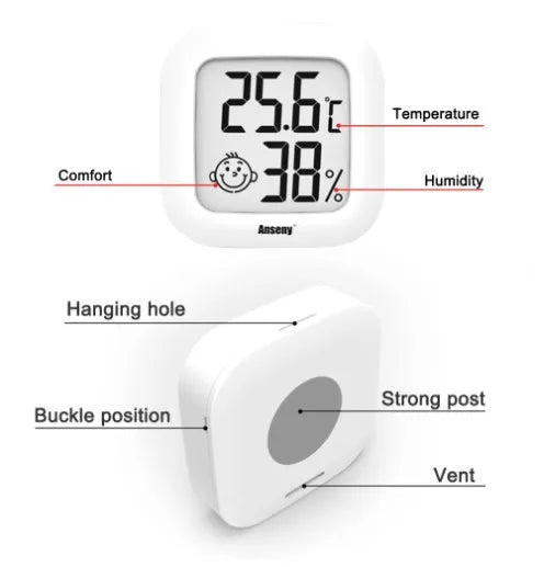 Indoor digital thermometer