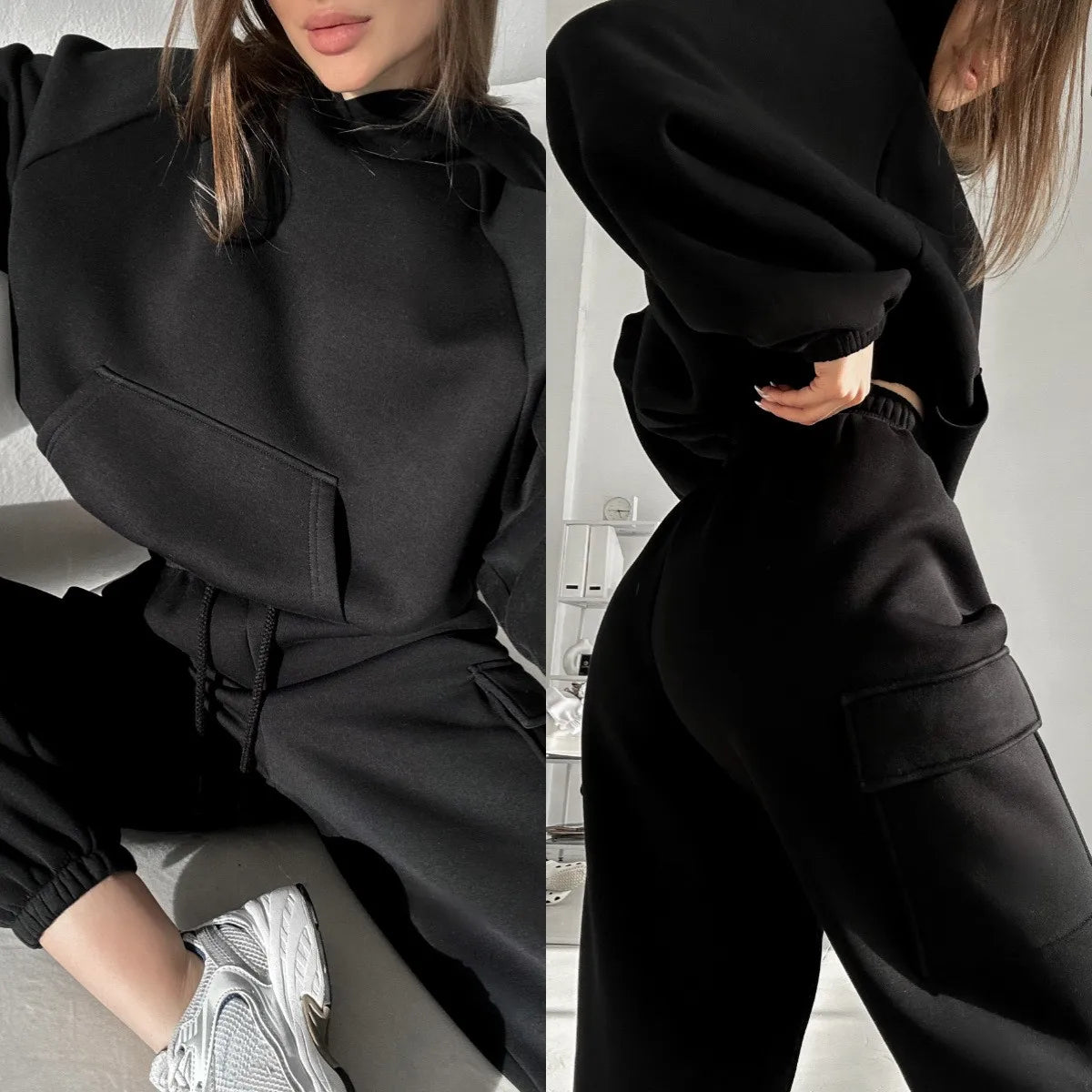 Ensemble Sweat à Capuche et Pantalon pour Femmes