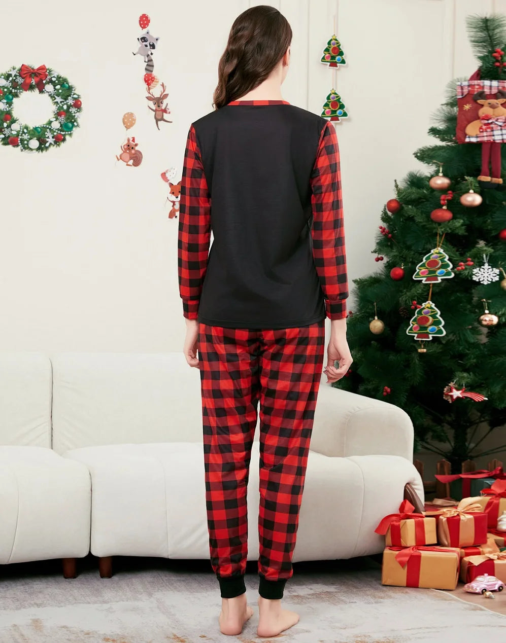 Ensemble Pyjama Assorti de Noël pour Toute la Famille