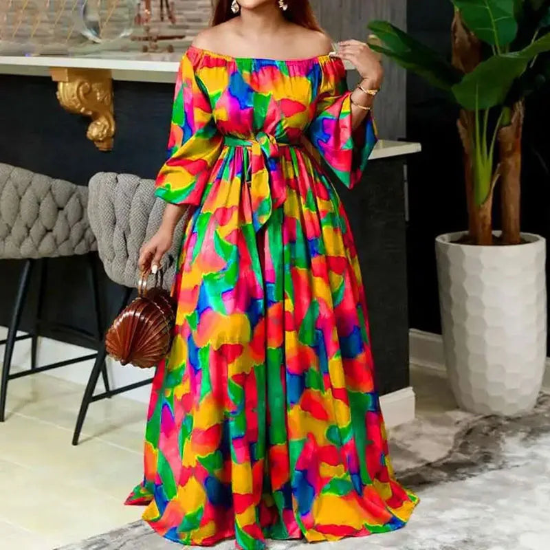 Maxi Robe de Soirée Boho