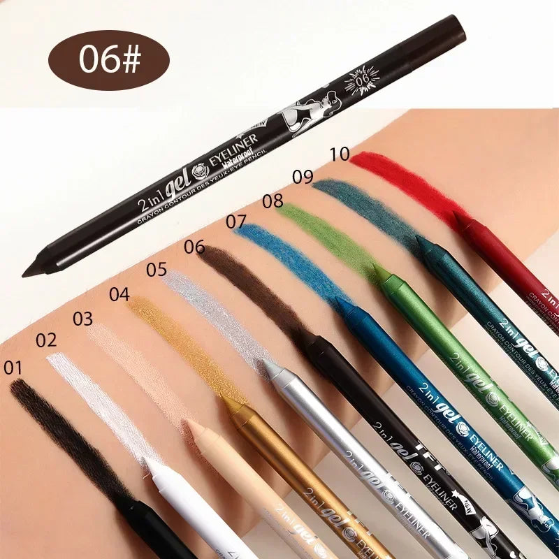 Crayon Gel 2 en 1 Eyeliner & Lip Liner