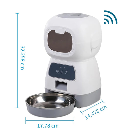 Distributeur Automatique pour Animaux de Compagnie 3,5L