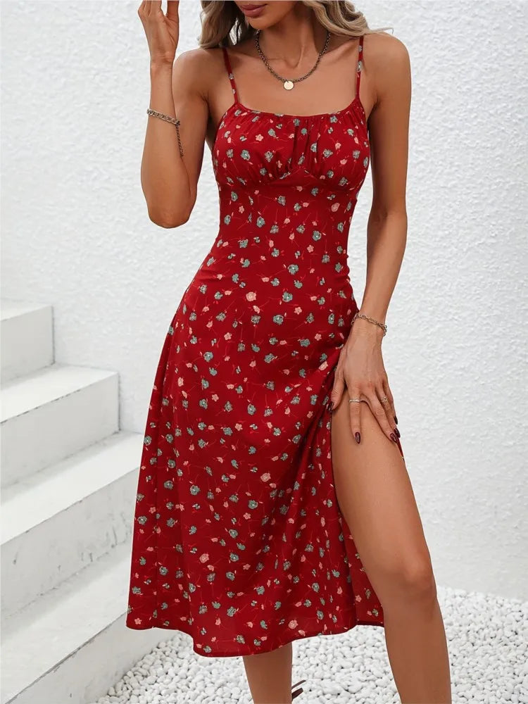 Robe Midi d’Été Femme