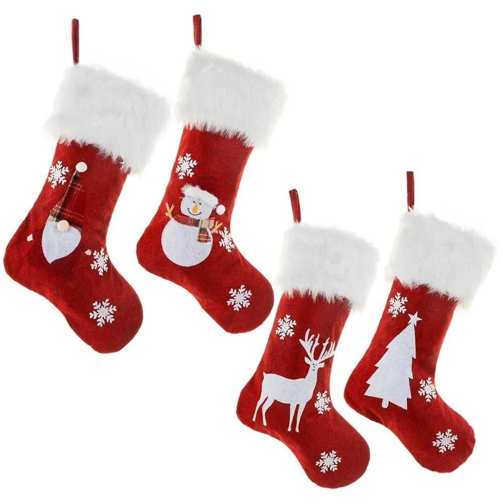 Chaussettes de Noël Personnalisées avec Lumières