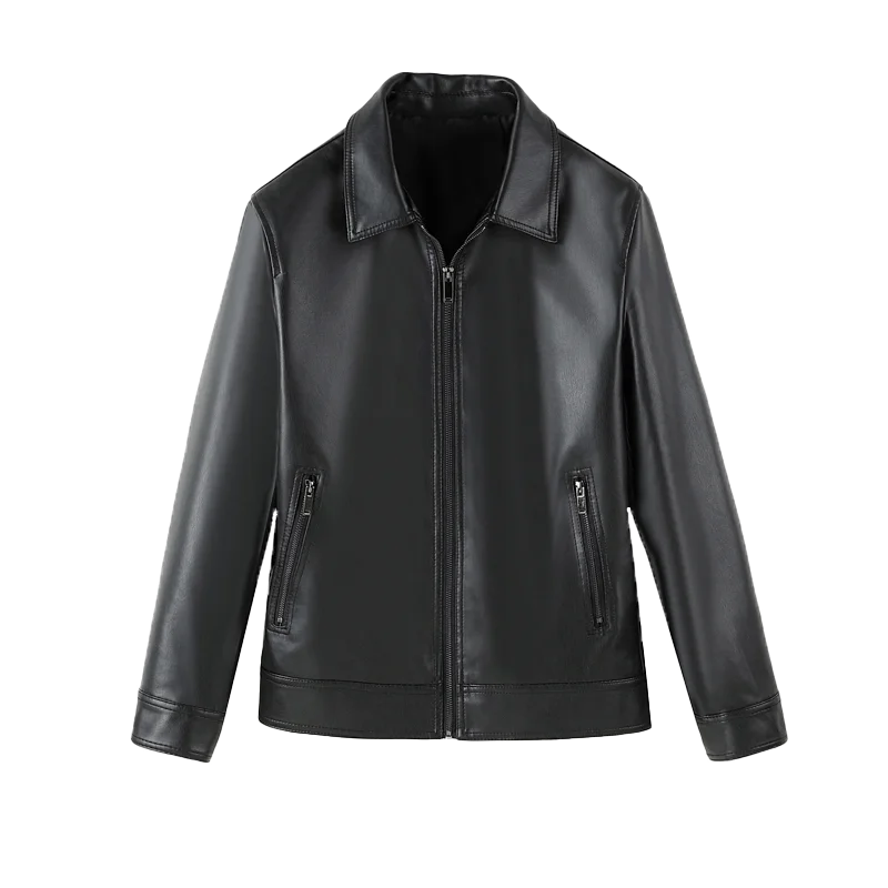 Veste en Faux Cuir Homme