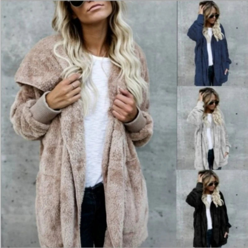 Veste Cardigan En Polaire Double Automne-Hiver