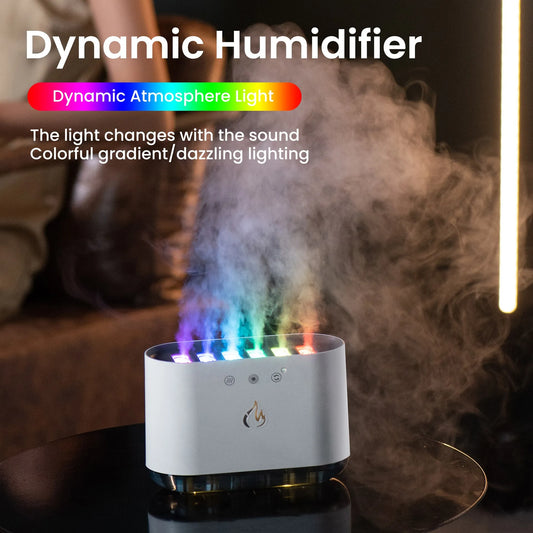 Humidificateur d'air maison 900ML RGB lumière LED