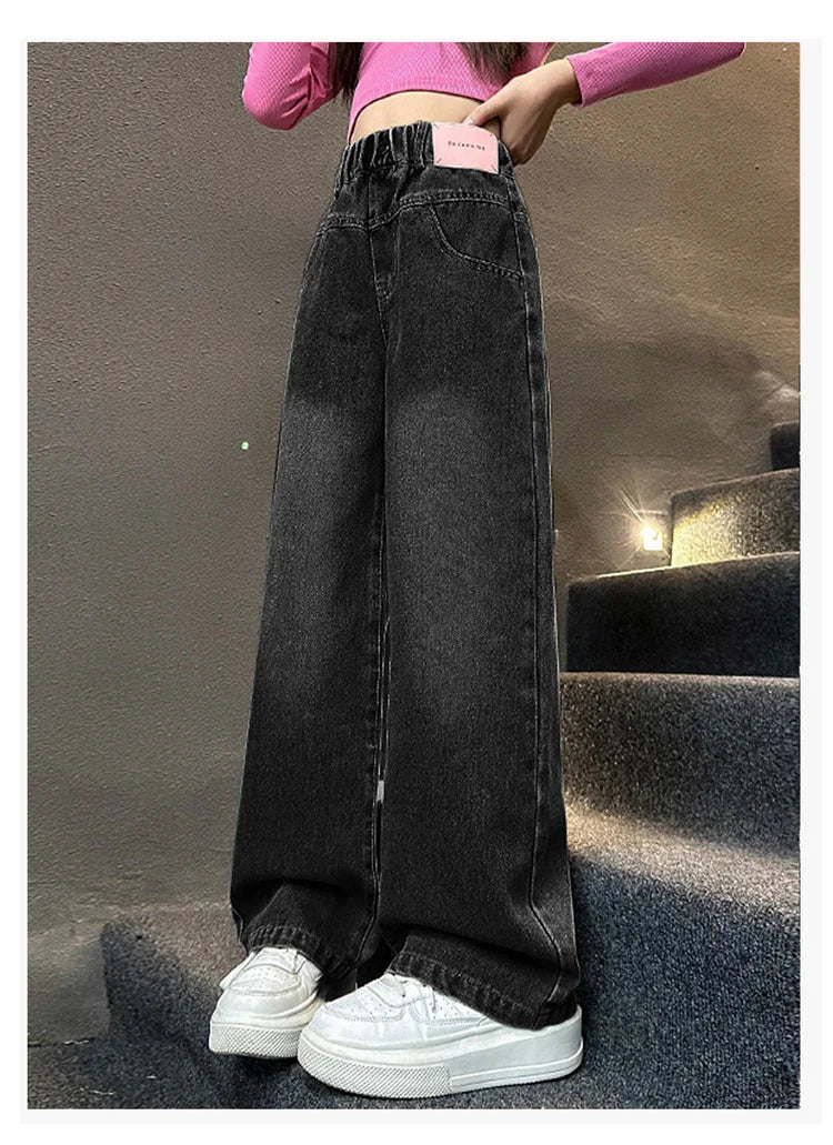 Pantalon Isolée en Denim pour Adolescent