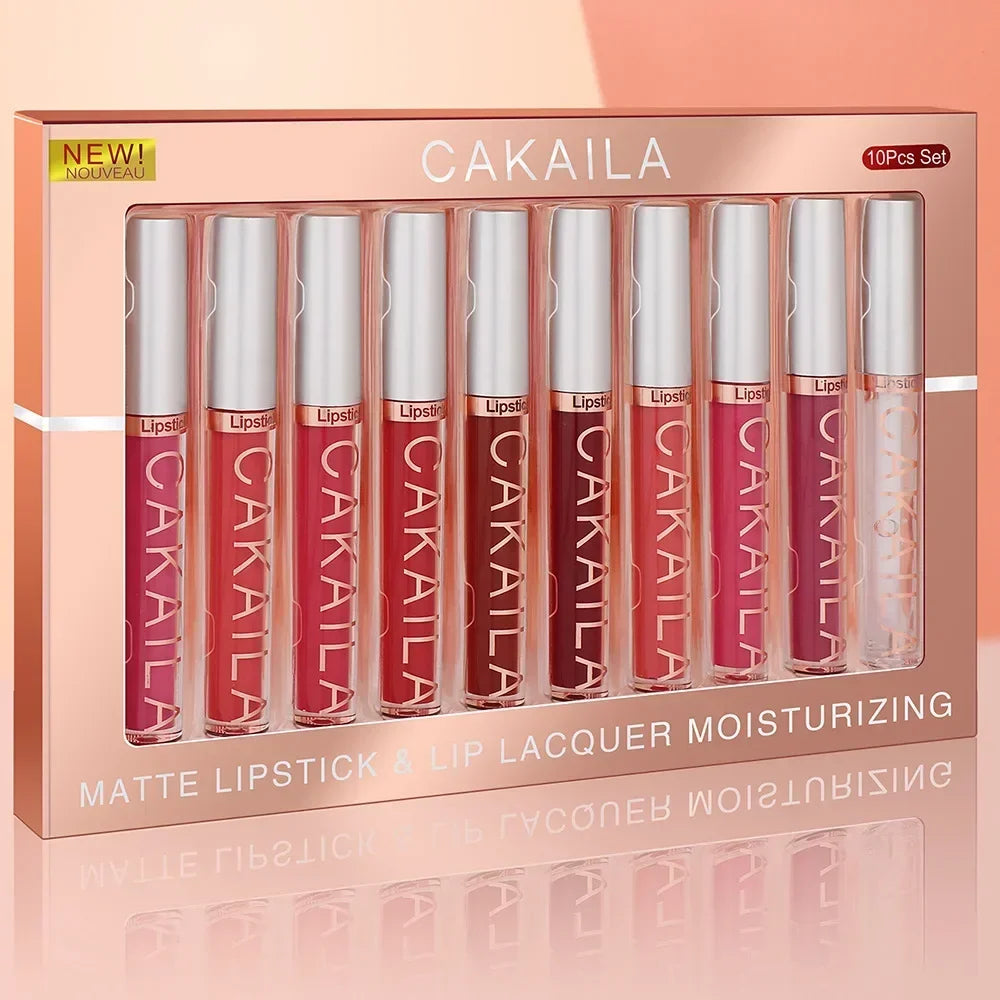 Long-lasting waterproof lipstick 6-12 pcs