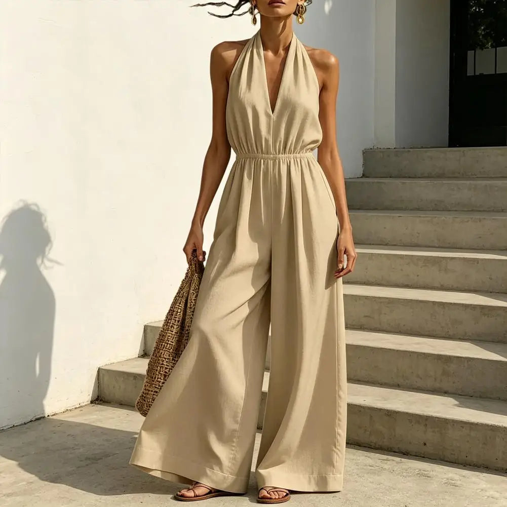 Combinaison Femme Été Casual Sans Manches