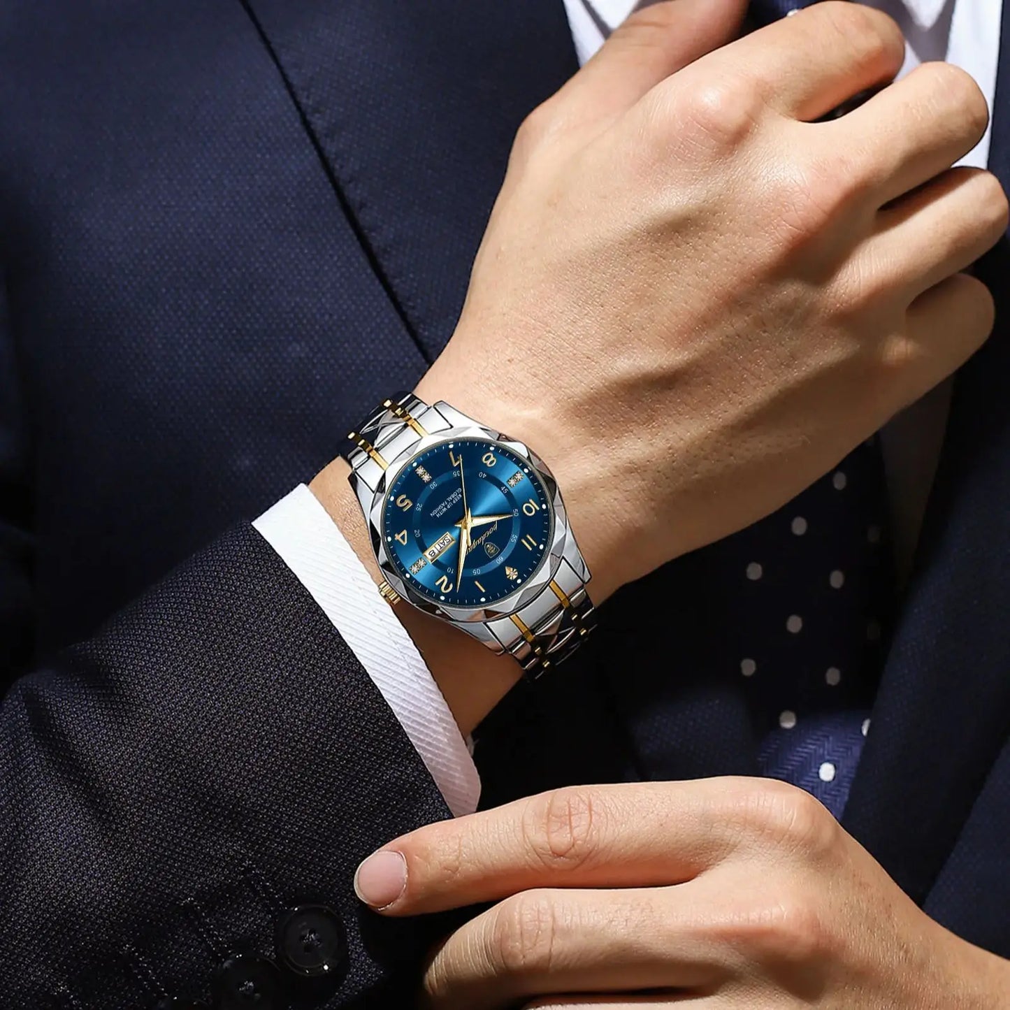 Montre-Bracelet de Luxe pour Hommes