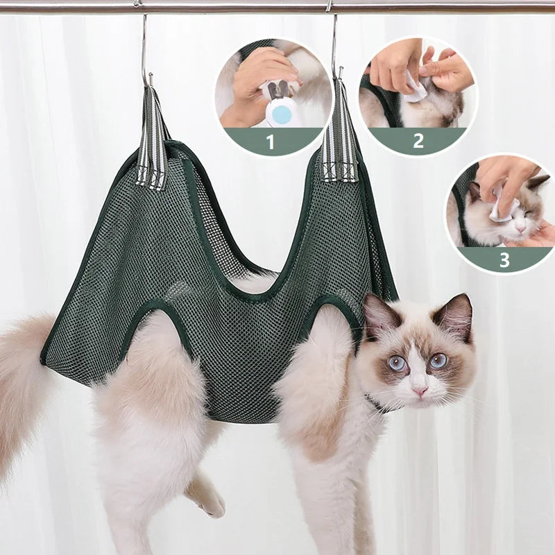 Hamac de Toilettage pour Chats et Chiens