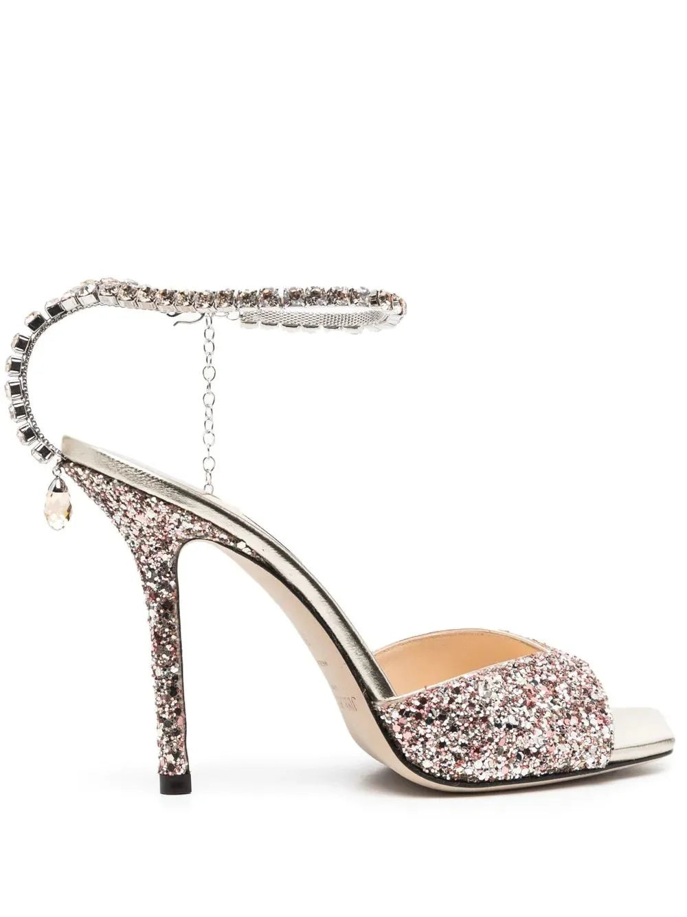 Sandales strass talon hauts