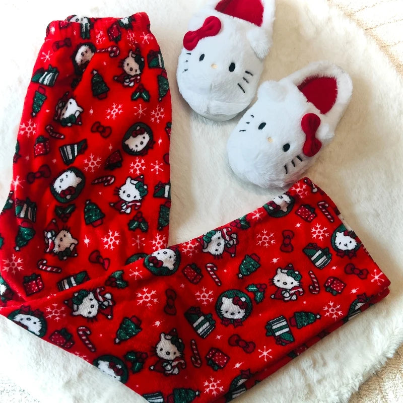 Pantalon de pyjama de Noël Hello Kitty