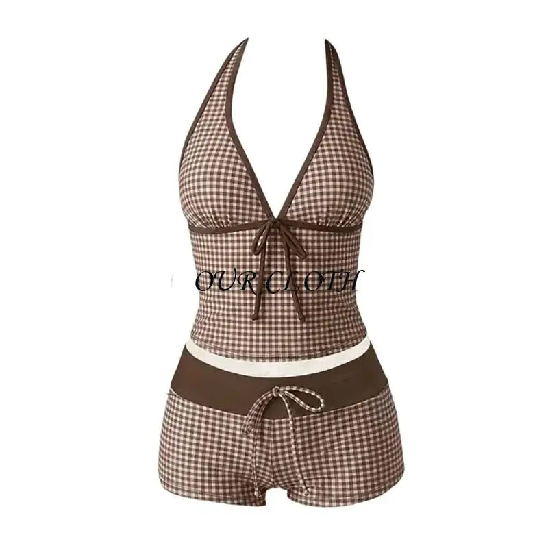 Tankini Femme 2 Pièces avec Short