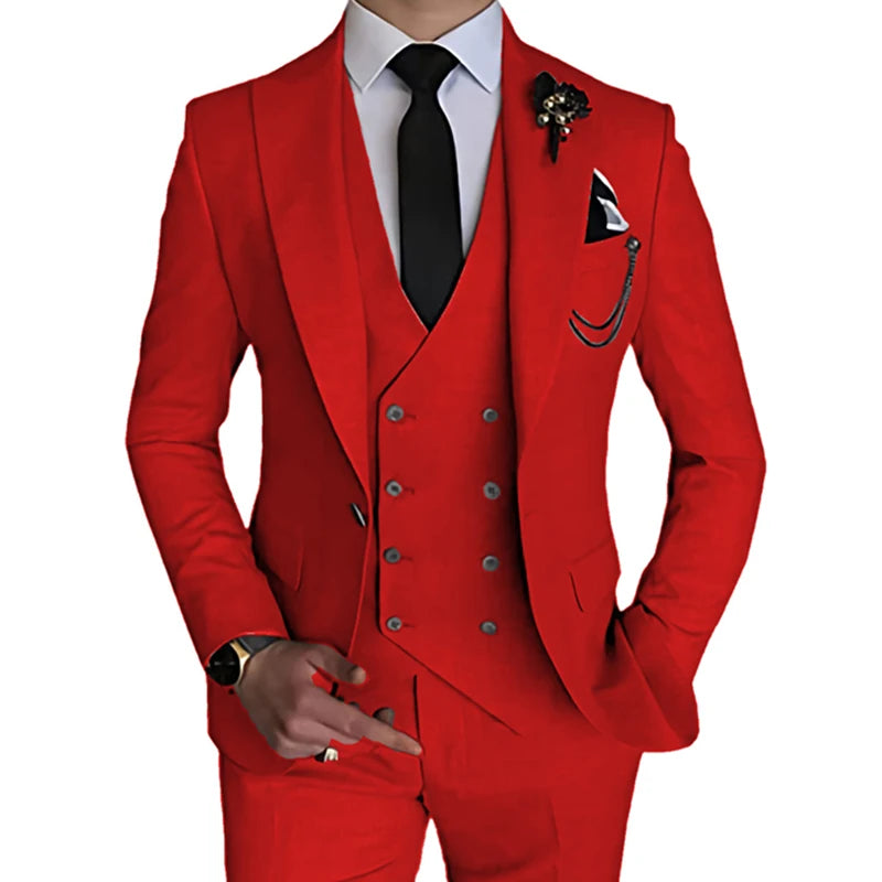 Costumes de mariage 3 pcs Homme