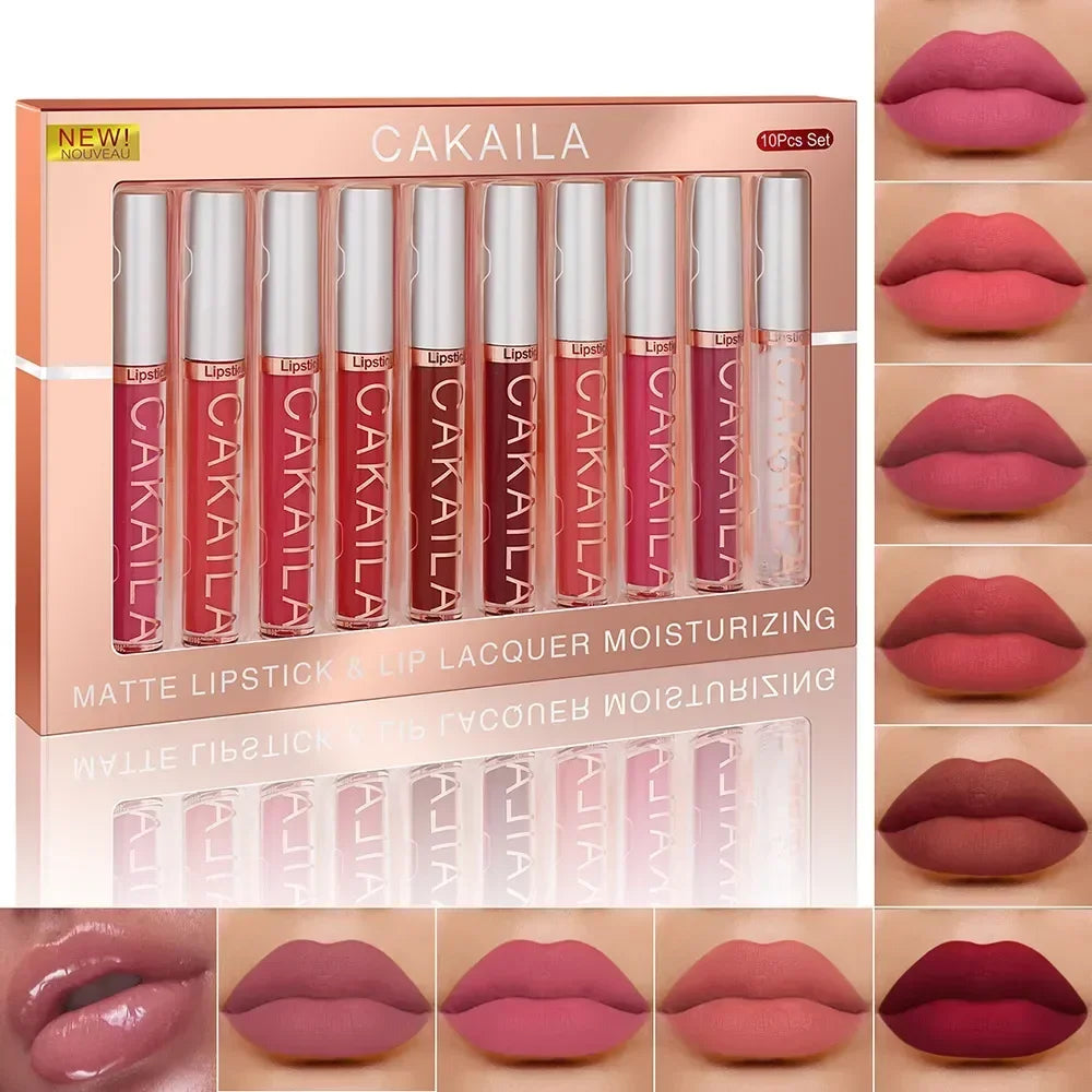 Long-lasting waterproof lipstick 6-12 pcs