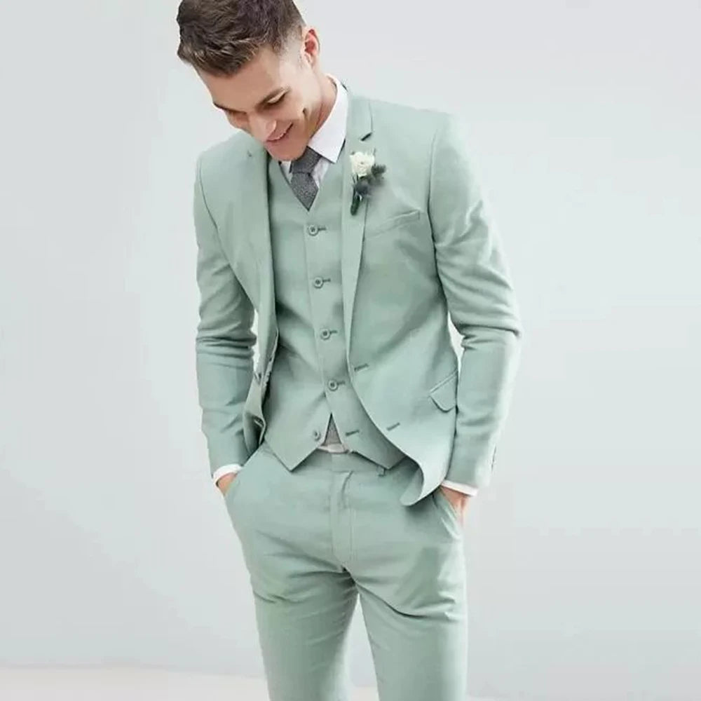 Men's straight cut suit