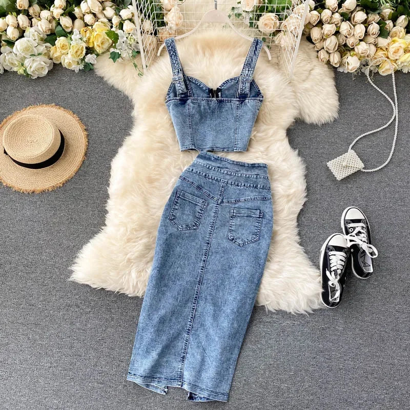 Ensemble Femme en Jean 2 Pièces