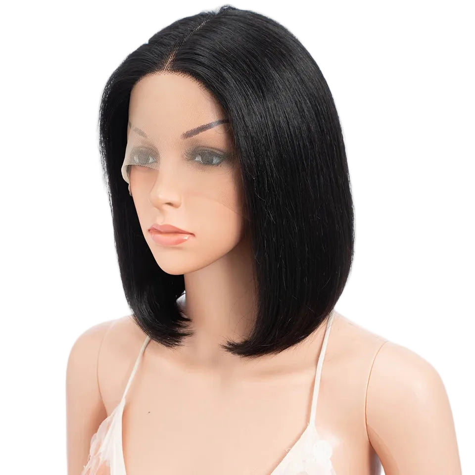 Perruque Femme en Cheveux Humains 100 % Brésiliens