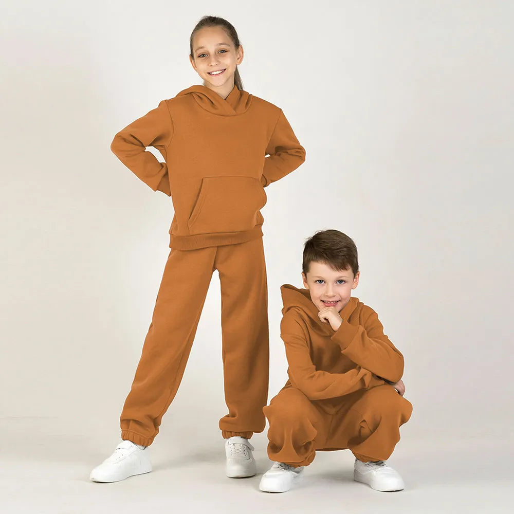 Children's hooded sportswear