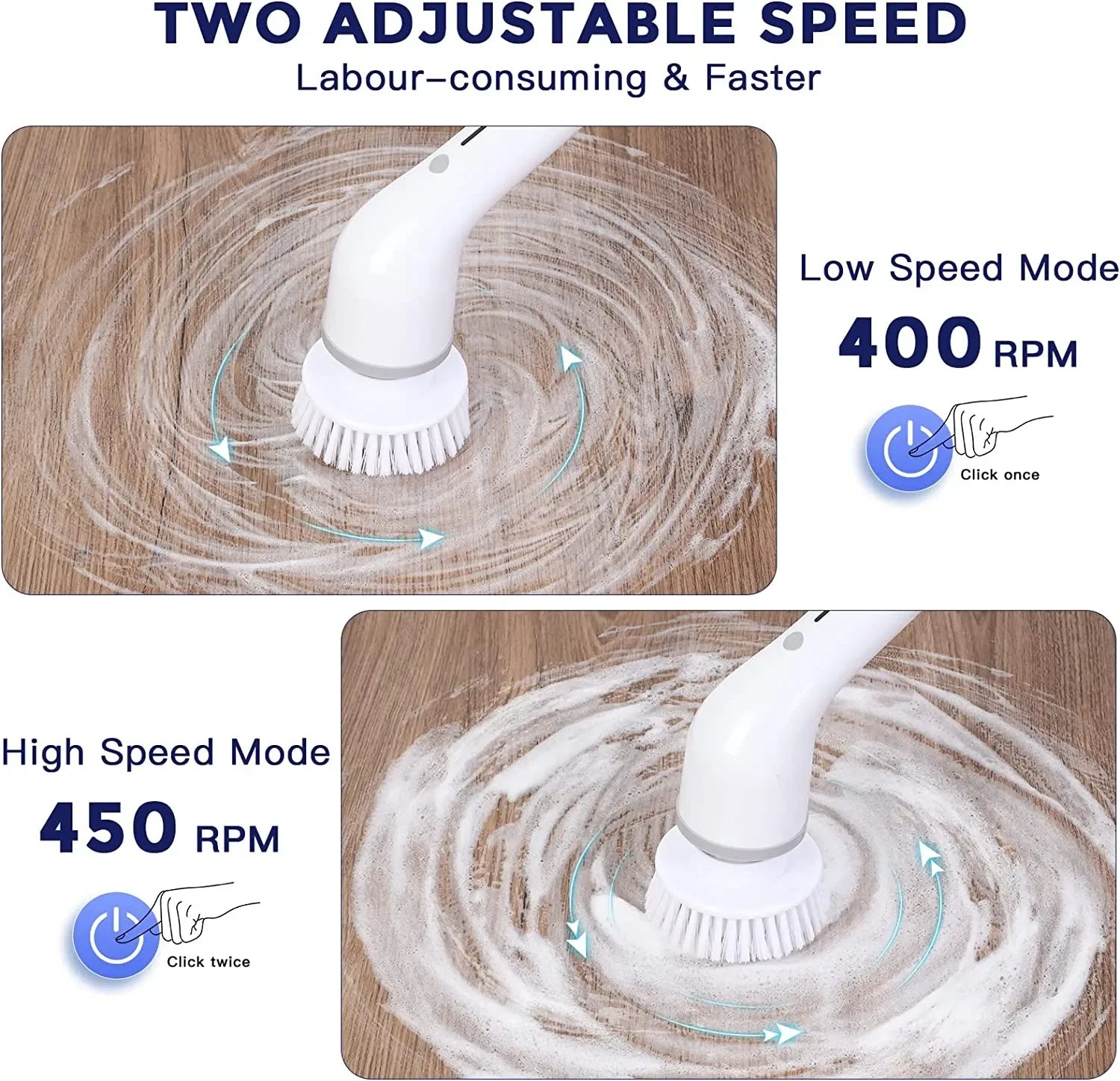 8 IN 1 Multifunction Electric Cleaning Brush