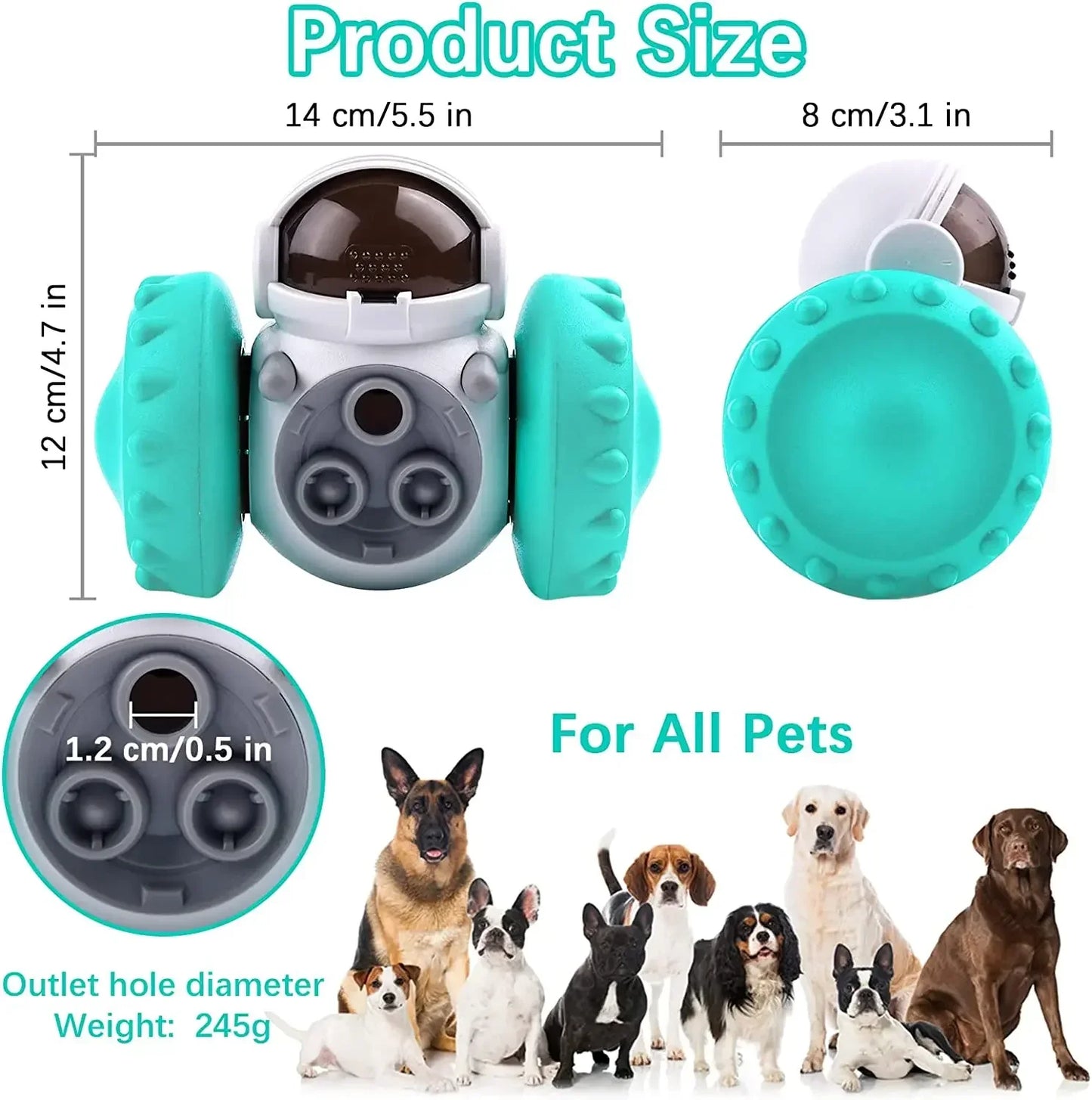 Distributeur interactif de friandises pour chien